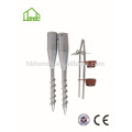 High technology top quality hot sale ground screw anchor for flag